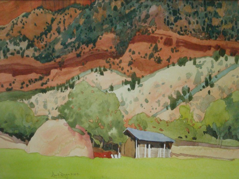 Cabin Before Red Cliffs