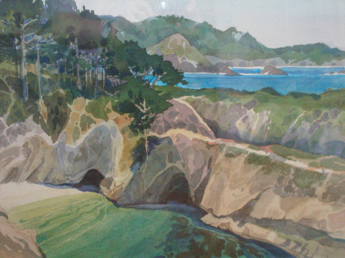 California Bay with Caves