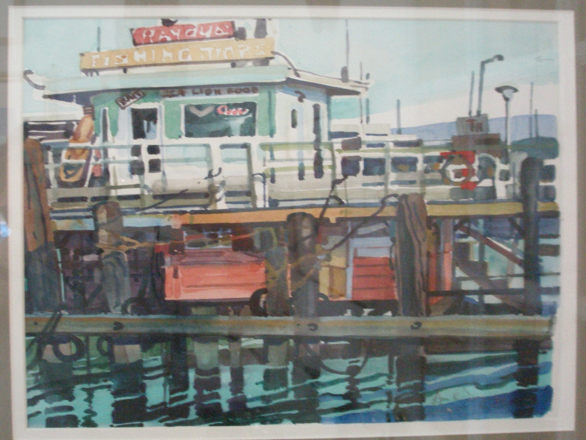 California Pier Scene